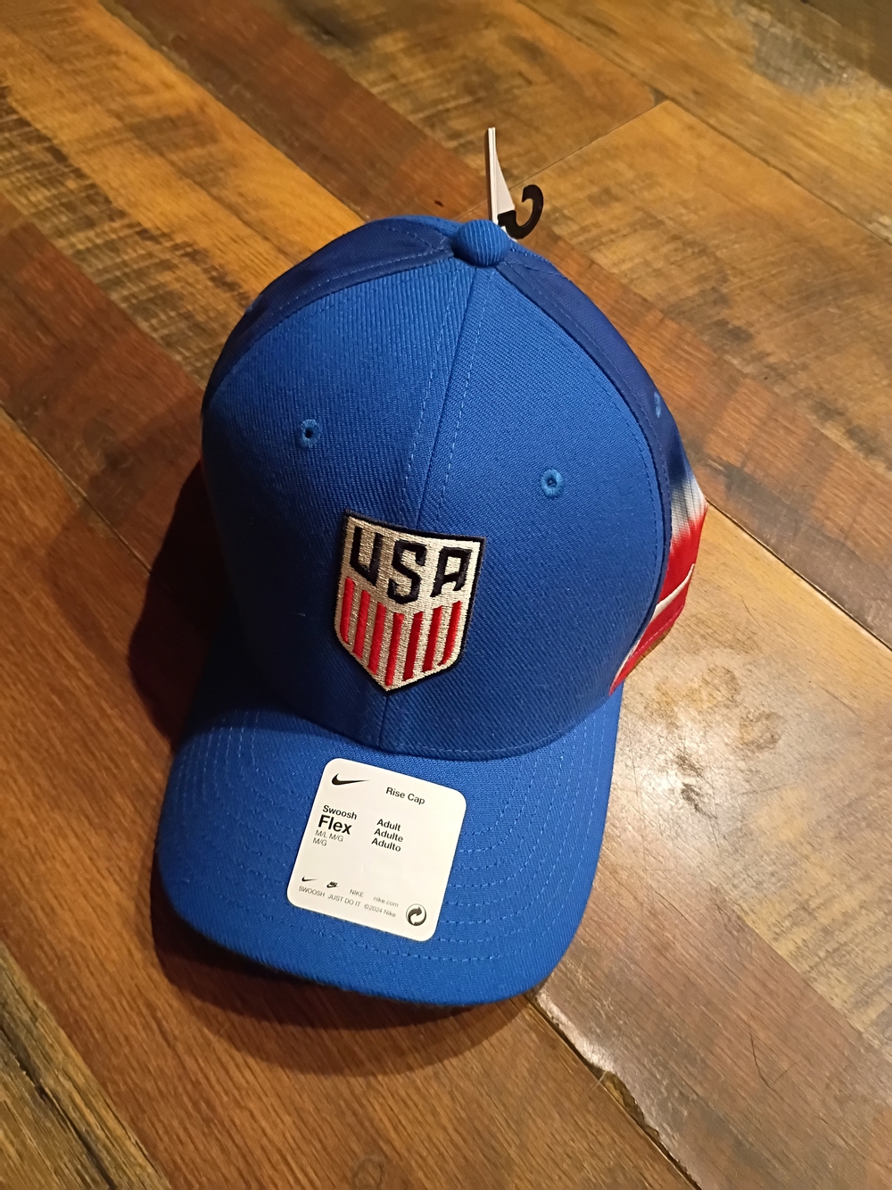 Nike Men's Blue USA Shield Flex Baseball Cap